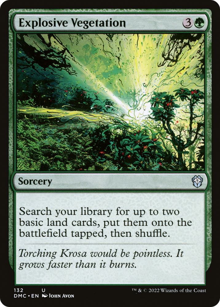 Explosive Vegetation [Dominaria United Commander]