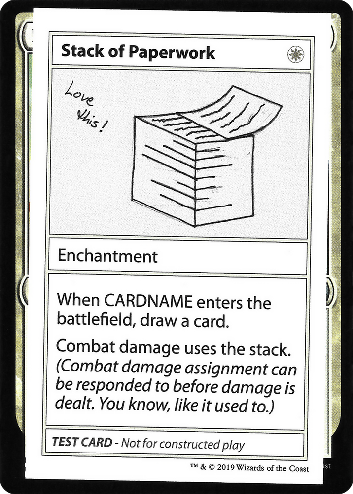 Stack of Paperwork (2021 Edition) [Mystery Booster Playtest Cards]
