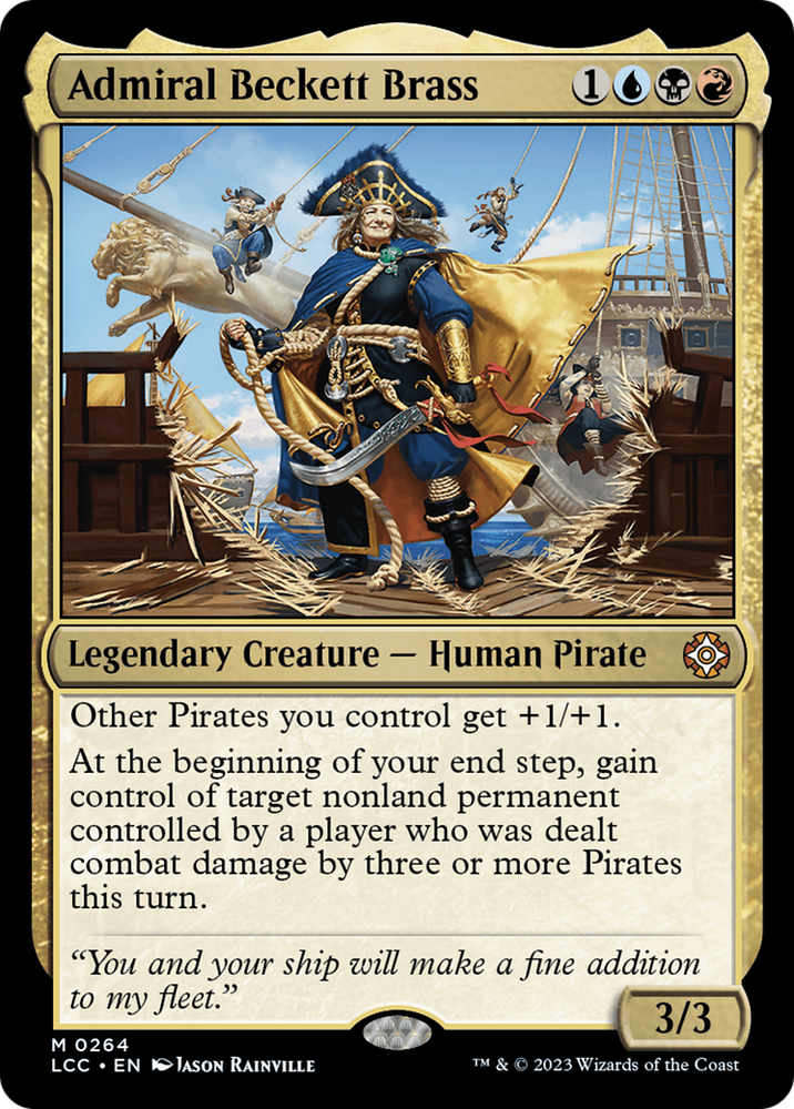 Admiral Beckett Brass [The Lost Caverns of Ixalan Commander]