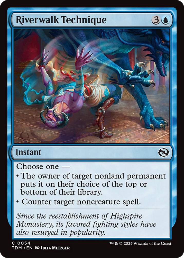 Riverwalk Technique (TDM-054) - Tarkir: Dragonstorm Foil