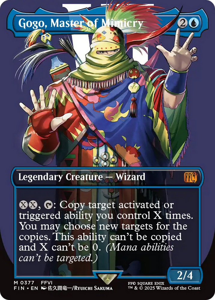 Gogo, Master of Mimicry (FIN-377) - FINAL FANTASY (Borderless)