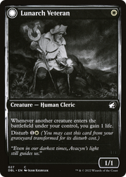 Lunarch Veteran // Luminous Phantom [Innistrad: Double Feature]