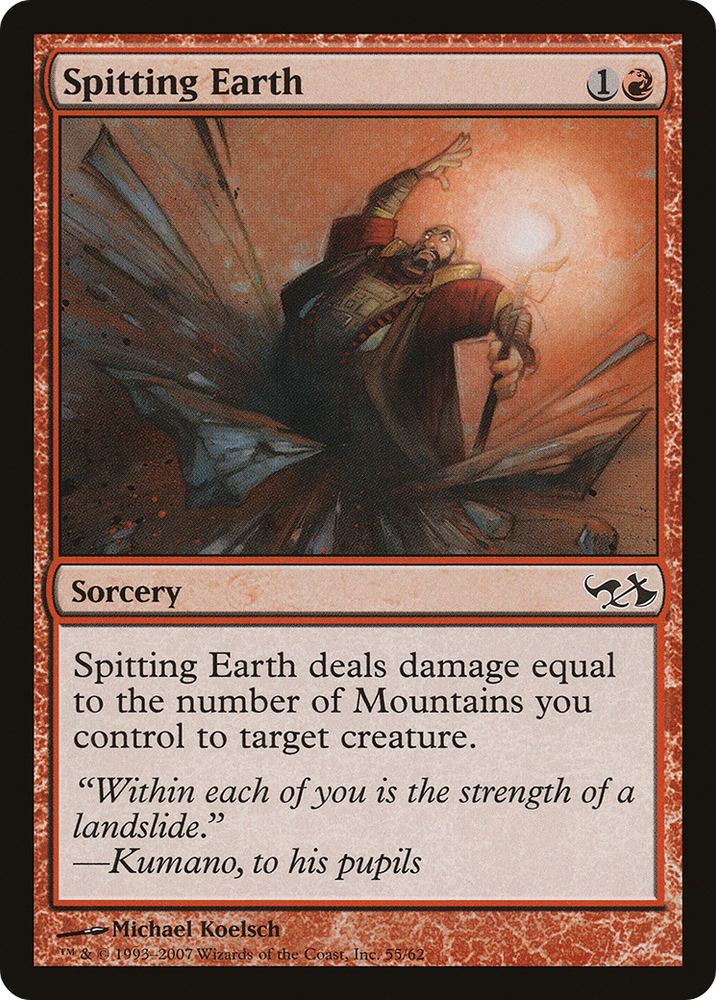 Spitting Earth [Duel Decks: Elves vs. Goblins]