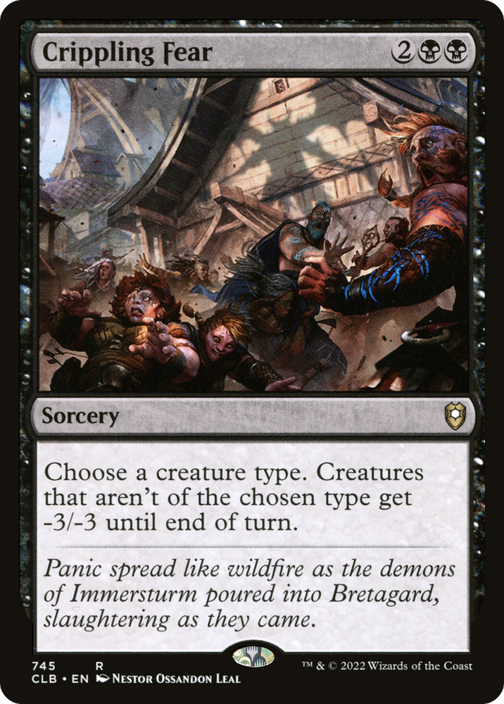 Crippling Fear [Commander Legends: Battle for Baldur's Gate]