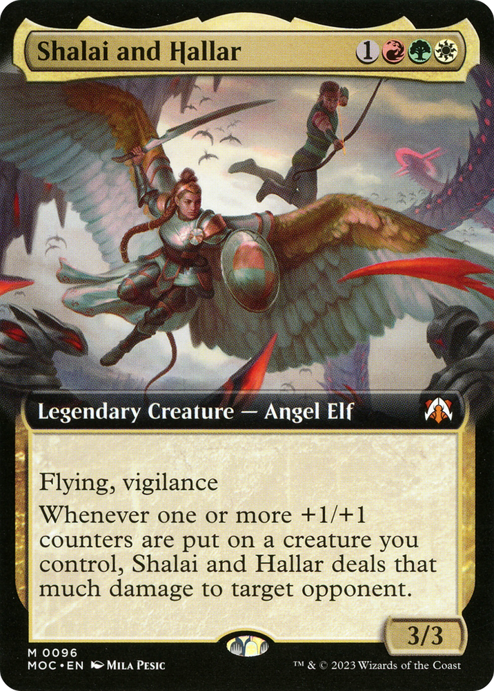 Shalai and Hallar (Extended Art) [March of the Machine Commander]