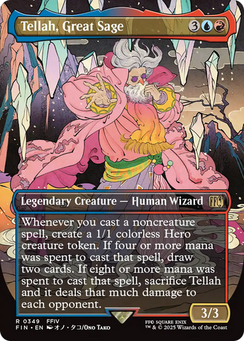 Tellah, Great Sage (FIN-349) - FINAL FANTASY (Borderless) Foil