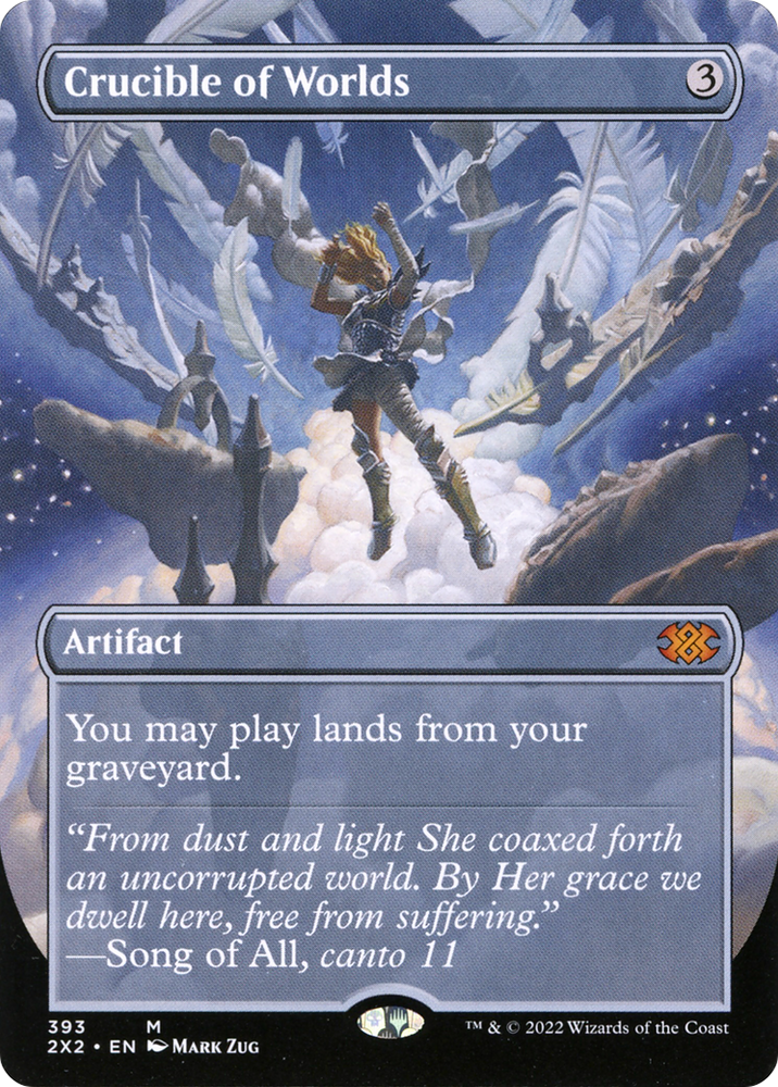 Crucible of Worlds (Borderless Alternate Art) [Double Masters 2022]