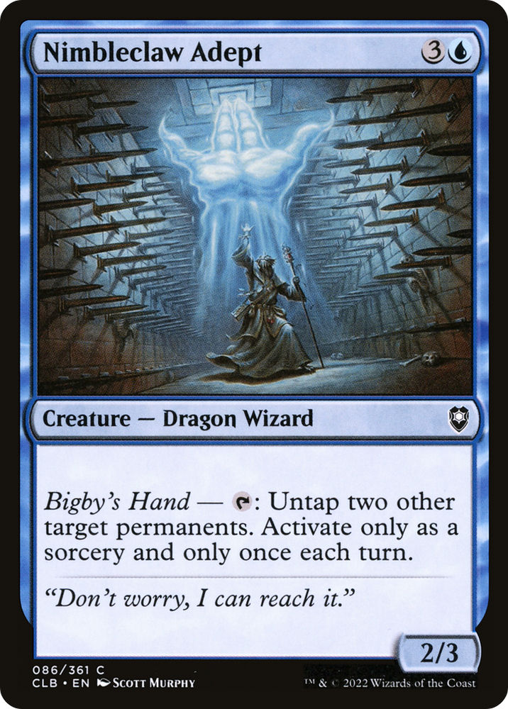 Nimbleclaw Adept [Commander Legends: Battle for Baldur's Gate]