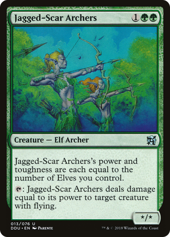 Jagged-Scar Archers [Duel Decks: Elves vs. Inventors]