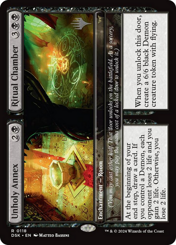 Unholy Annex // Ritual Chamber [Duskmourn: House of Horror Promos]