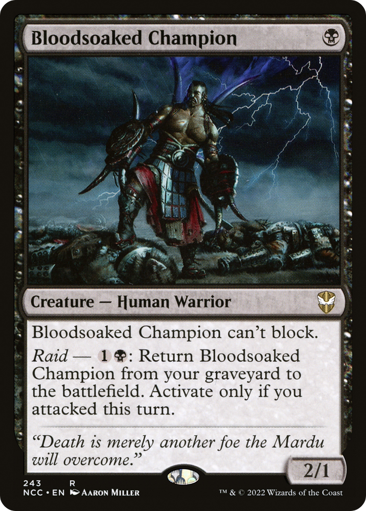 Bloodsoaked Champion [Streets of New Capenna Commander]