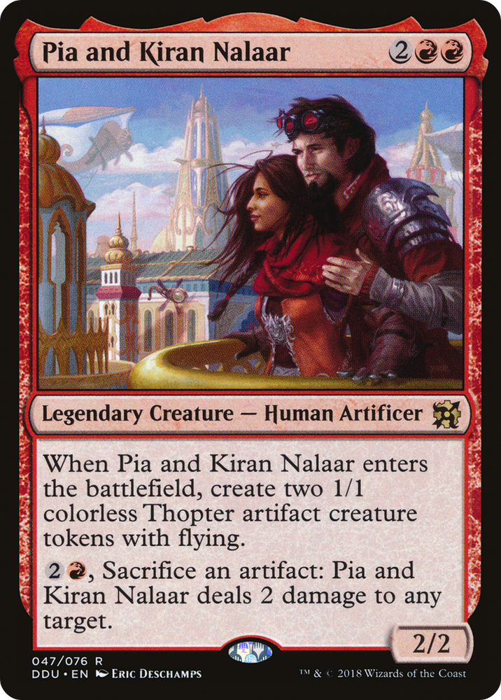 Pia and Kiran Nalaar [Duel Decks: Elves vs. Inventors]