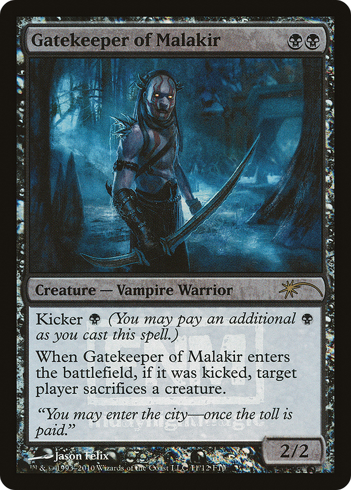 Gatekeeper of Malakir [Friday Night Magic 2010]