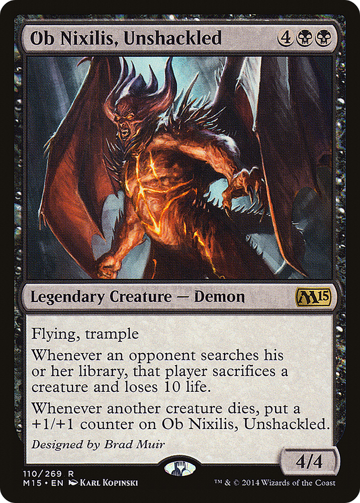 Ob Nixilis, Unshackled [Magic 2015]