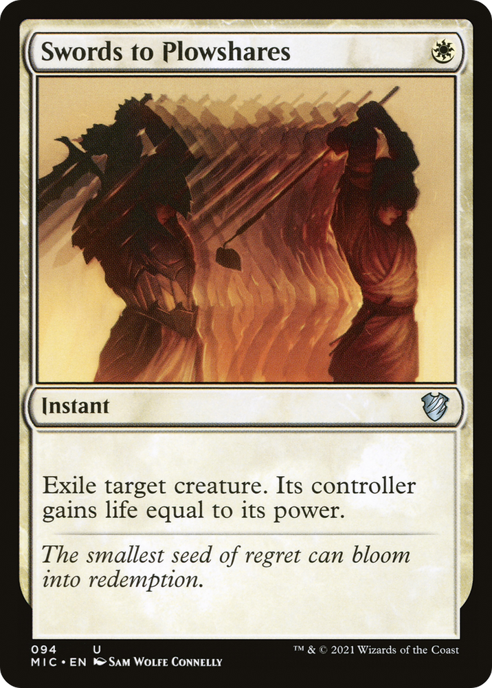 Swords to Plowshares [Innistrad: Midnight Hunt Commander]