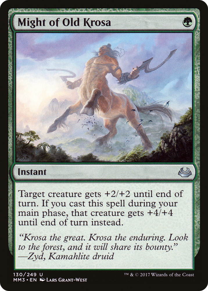 Might of Old Krosa [Modern Masters 2017]