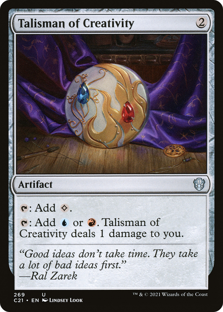 Talisman of Creativity [Commander 2021]