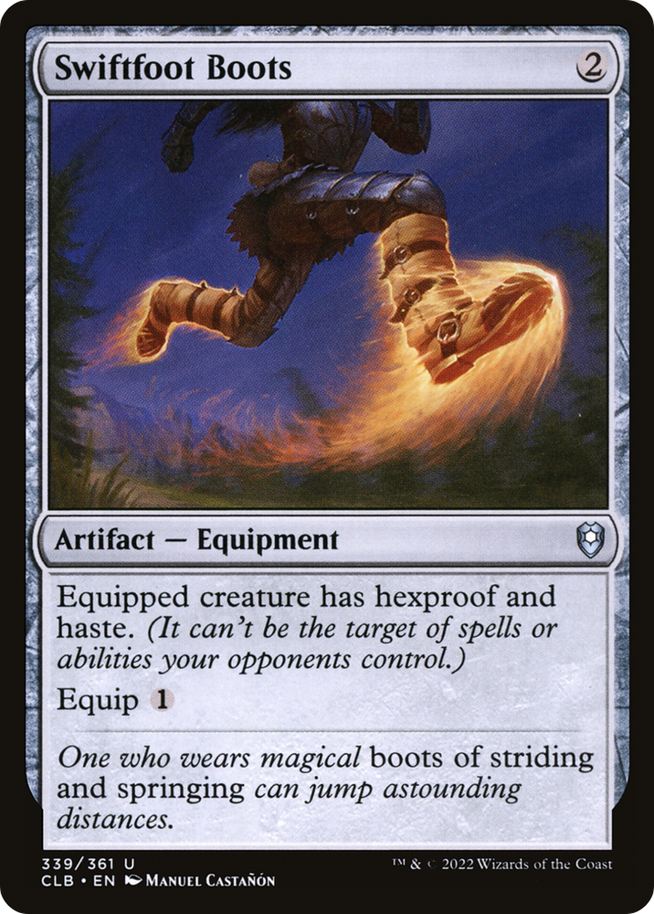 Swiftfoot Boots [Commander Legends: Battle for Baldur's Gate]
