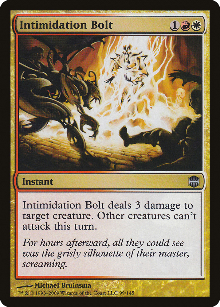 Intimidation Bolt [Alara Reborn]