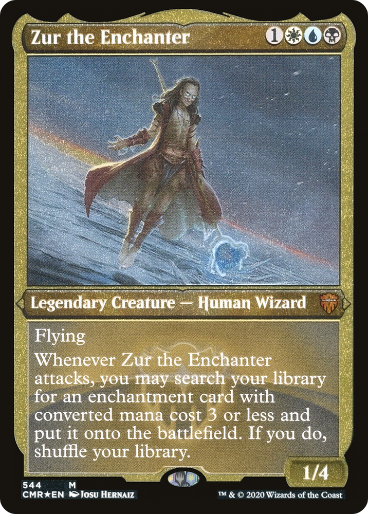 Zur the Enchanter (Etched) [Commander Legends]