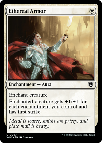 Ethereal Armor [Wilds of Eldraine Commander]