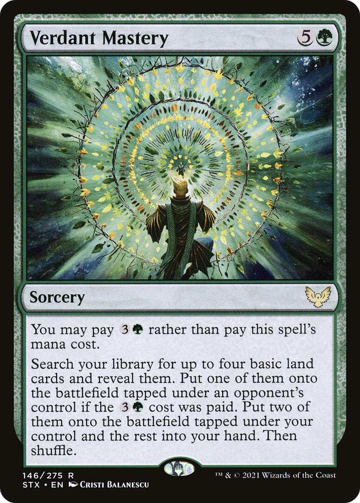 Verdant Mastery [Strixhaven: School of Mages]