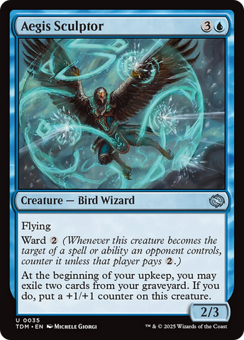 Aegis Sculptor (TDM-035) - Tarkir: Dragonstorm Foil