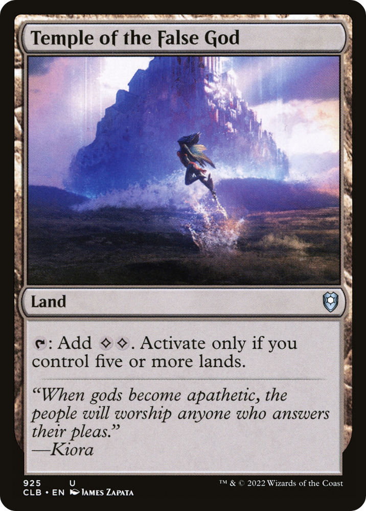 Temple of the False God [Commander Legends: Battle for Baldur's Gate]