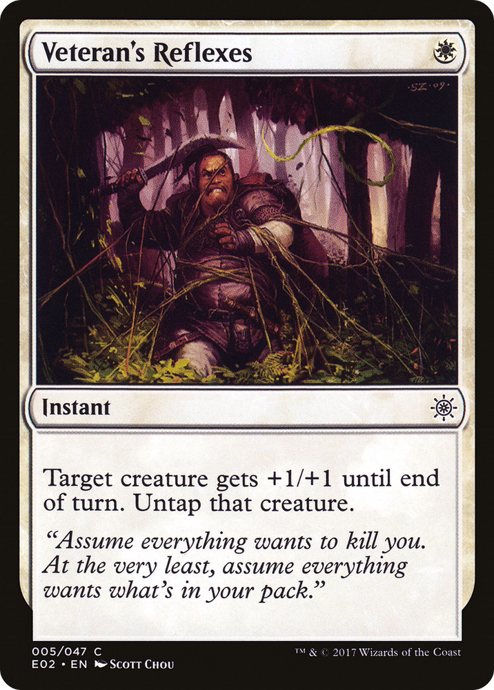 Veteran's Reflexes [Explorers of Ixalan]