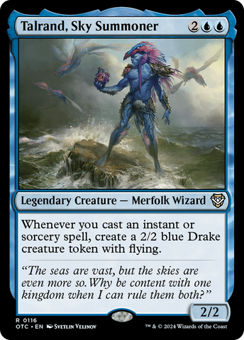 Talrand, Sky Summoner [Outlaws of Thunder Junction Commander]