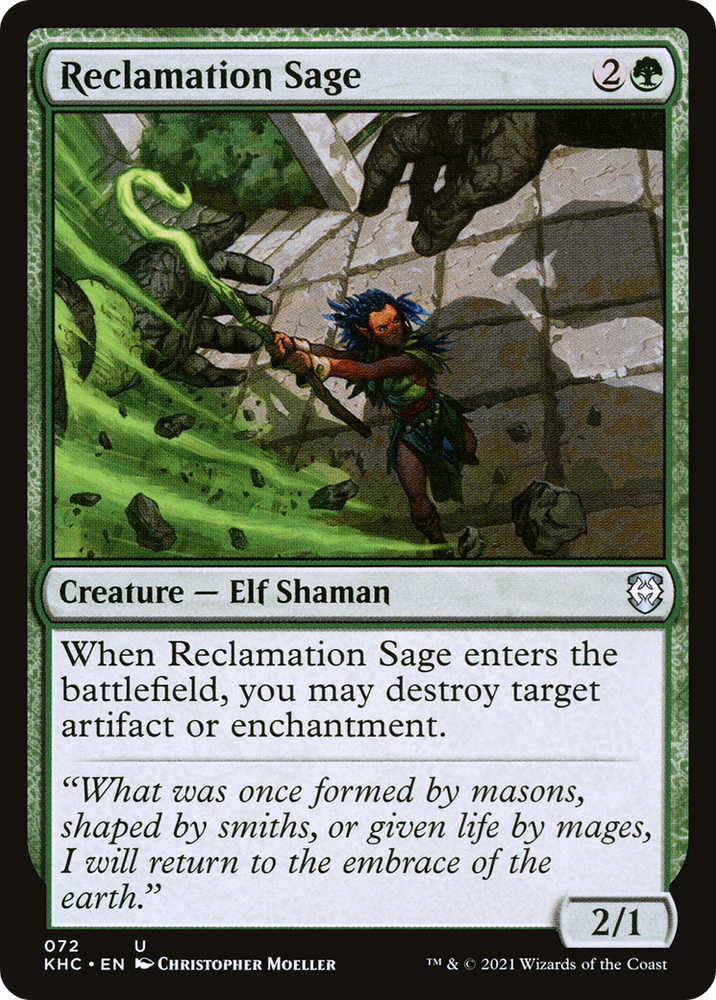 Reclamation Sage [Kaldheim Commander]