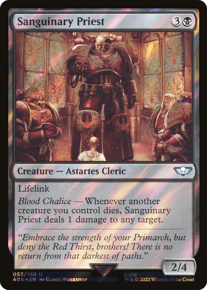 Sanguinary Priest (Surge Foil) [Warhammer 40,000]