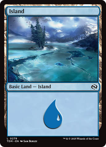 Island (TDM-279) - Tarkir: Dragonstorm