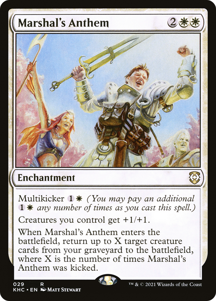 Marshal's Anthem [Kaldheim Commander]