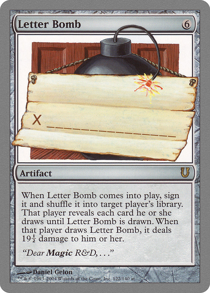 Letter Bomb [Unhinged]
