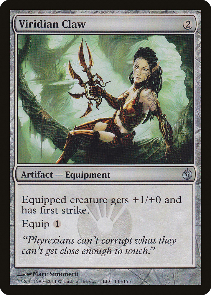 Viridian Claw [Mirrodin Besieged]