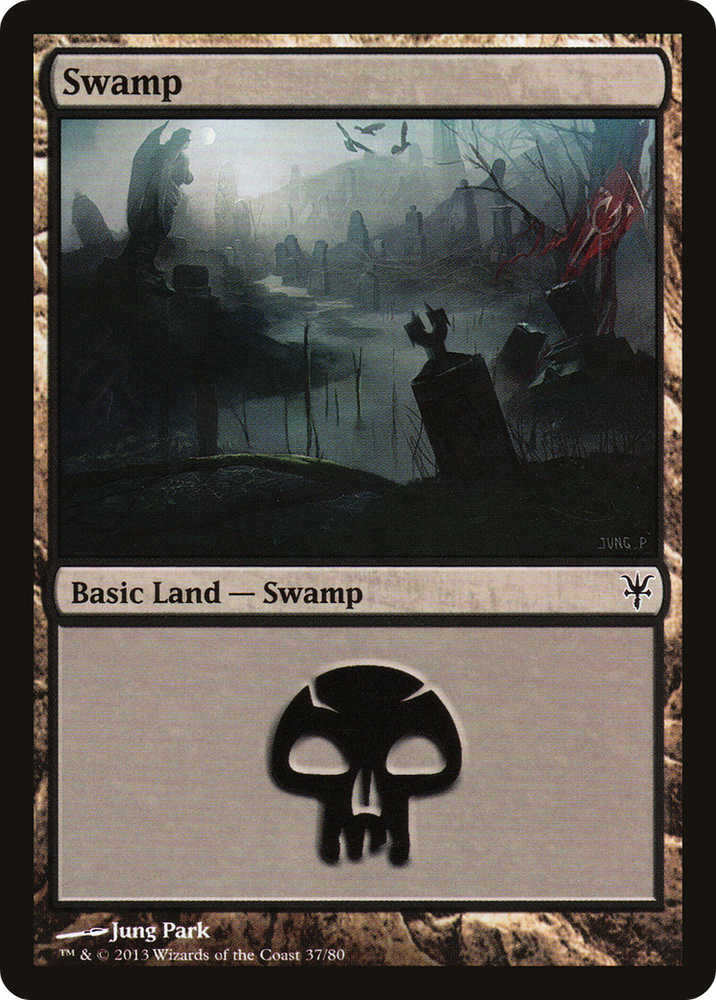 Swamp (37) [Duel Decks: Sorin vs. Tibalt]