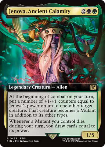 Jenova, Ancient Calamity (FIN-493) - FINAL FANTASY: (Extended Art) Foil