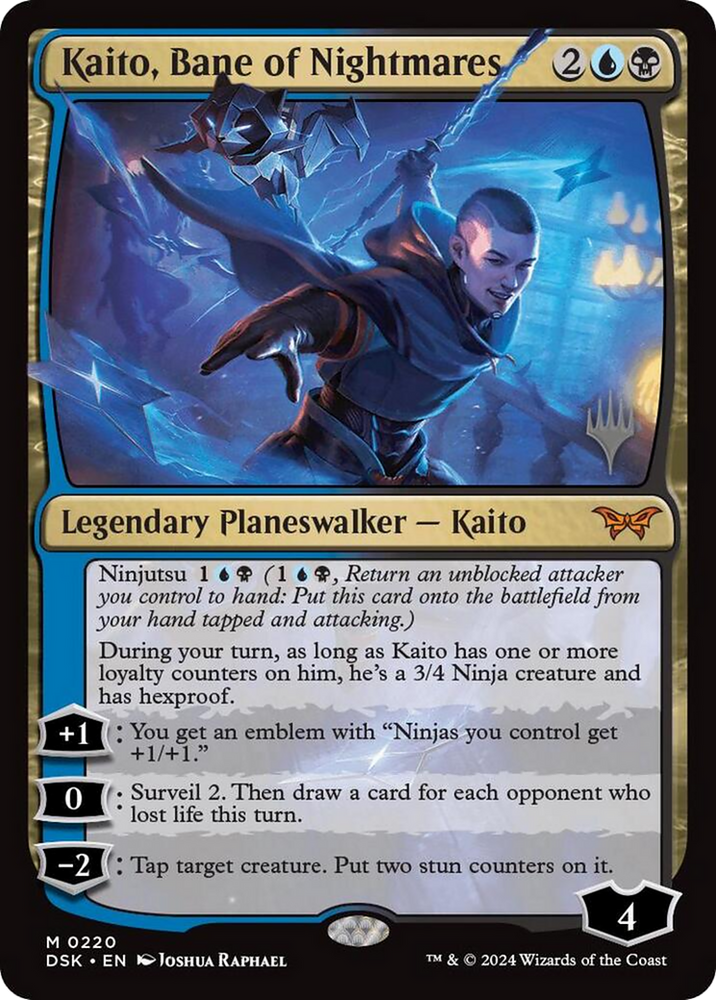 Kaito, Bane of Nightmares [Duskmourn: House of Horror Promos]