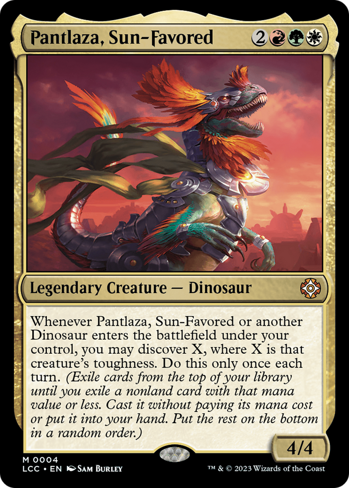 Pantlaza, Sun-Favored [The Lost Caverns of Ixalan Commander]
