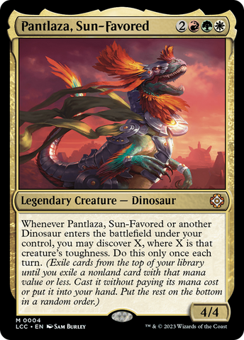 Pantlaza, Sun-Favored [The Lost Caverns of Ixalan Commander]