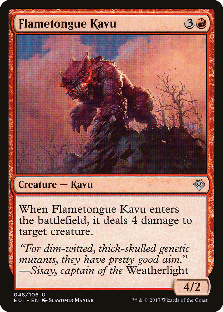 Flametongue Kavu [Archenemy: Nicol Bolas]