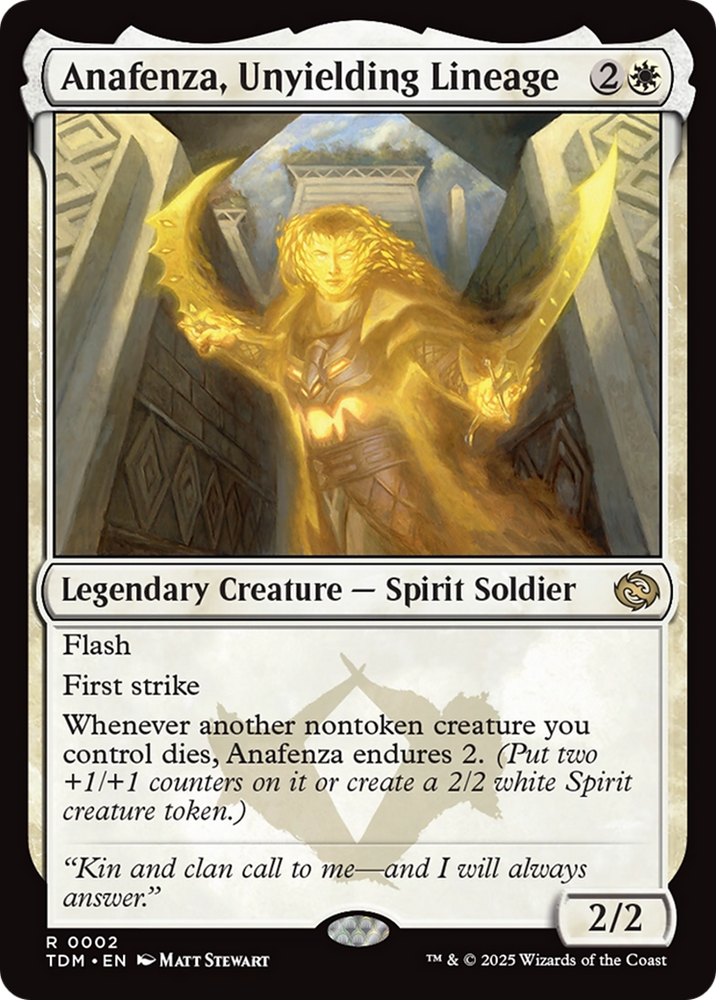 Anafenza, Unyielding Lineage (TDM-002) - Tarkir: Dragonstorm Foil