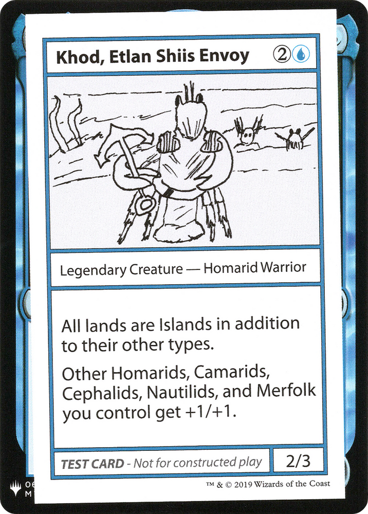 Khod, Etlan Shiis Envoy [Mystery Booster Playtest Cards]