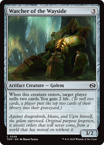 Watcher of the Wayside (TDM-249) - Tarkir: Dragonstorm Foil