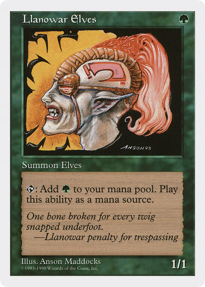 Llanowar Elves [Anthologies]