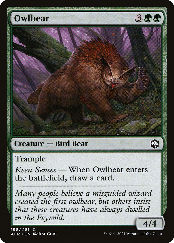 Owlbear [Dungeons & Dragons: Adventures in the Forgotten Realms]