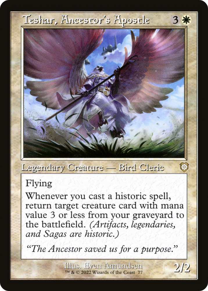 Teshar, Ancestor's Apostle (Retro) [The Brothers' War Commander]