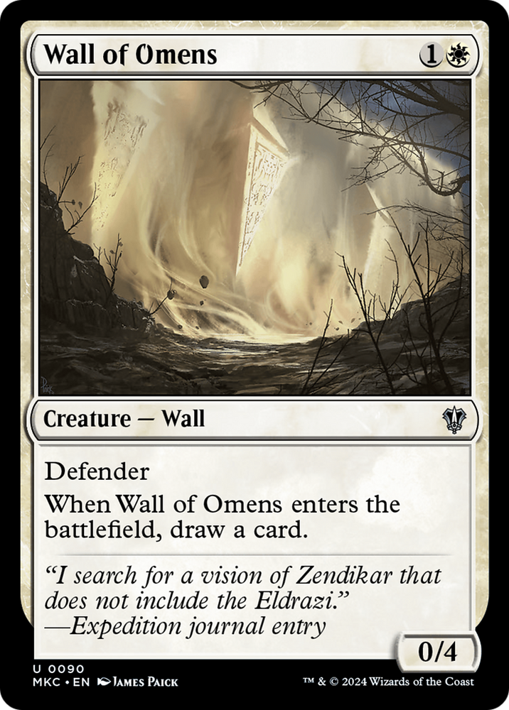 Wall of Omens [Murders at Karlov Manor Commander]