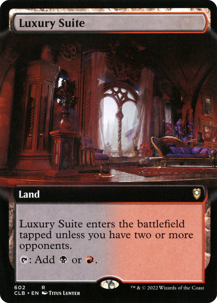Luxury Suite (Extended Art) [Commander Legends: Battle for Baldur's Gate]